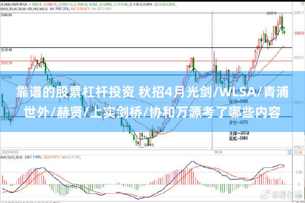 靠谱的股票杠杆投资 秋招4月光剑/WLSA/青浦世外/赫贤/上实剑桥/协和万源考了哪些内容