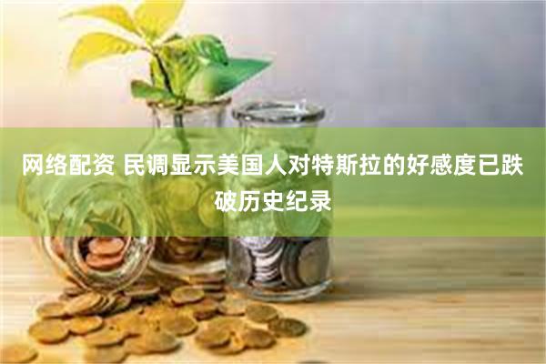 网络配资 民调显示美国人对特斯拉的好感度已跌破历史纪录