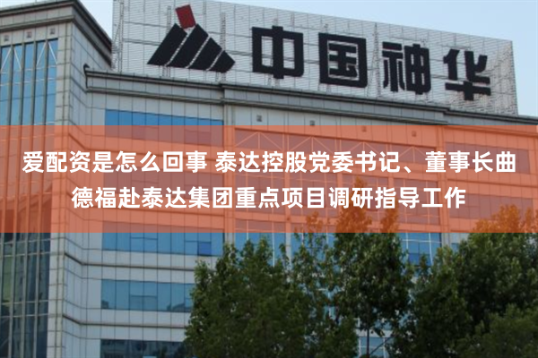 爱配资是怎么回事 泰达控股党委书记、董事长曲德福赴泰达集团重点项目调研指导工作